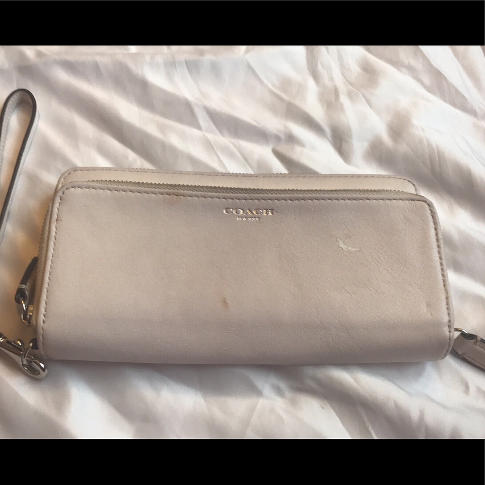 White Coach Wristlet
